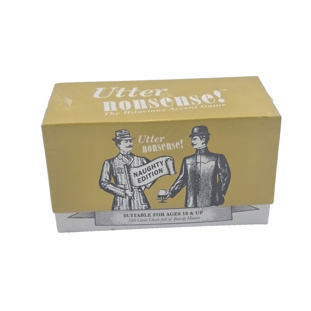 Utter Nonsense! 18+ Edition Card Game — NEW Factory Sealed